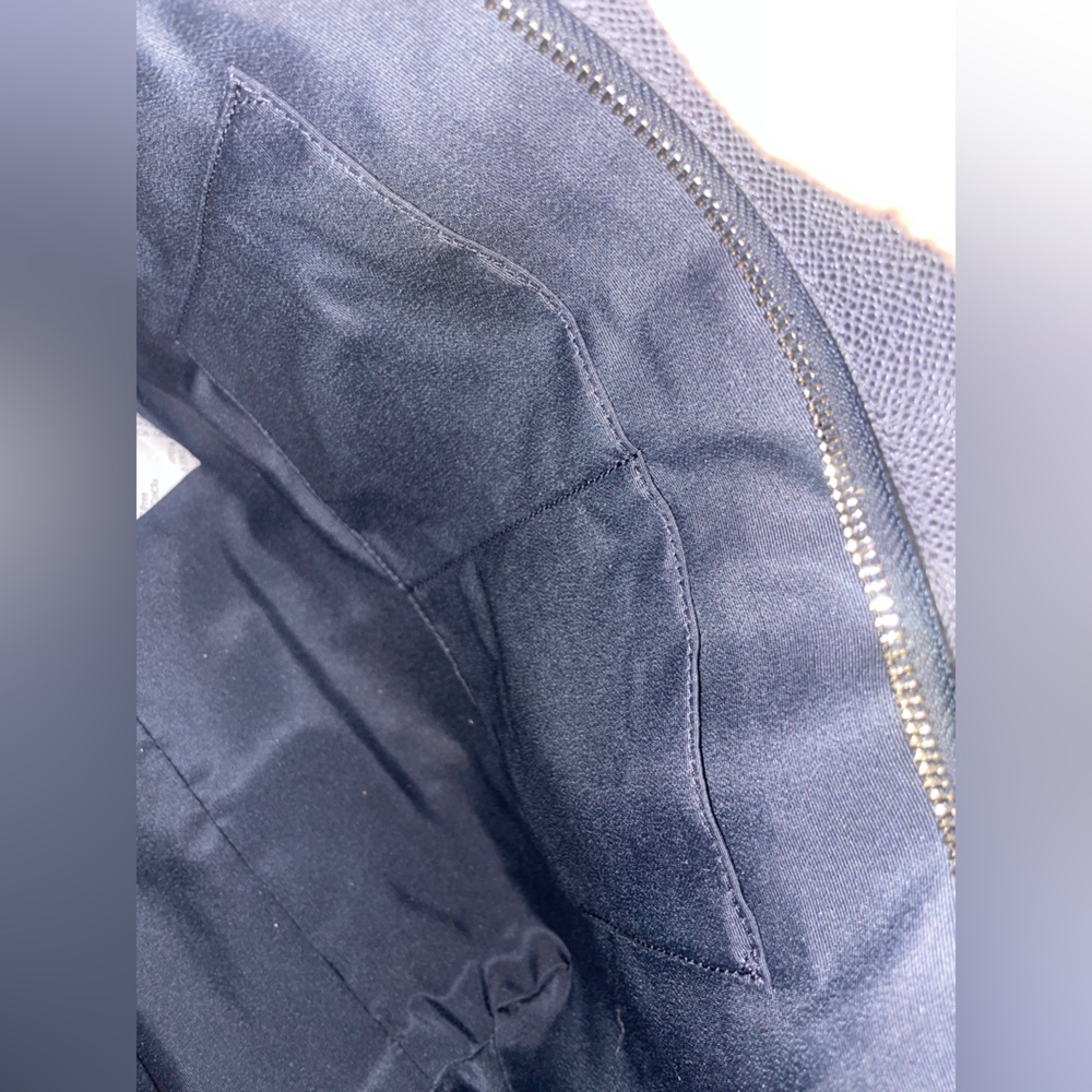 Coach X Grain Zip Top Tote Denim Blue NWOT Bag - Picture 10 of 13